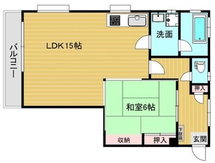 羽根木フラッツの物件間取画像